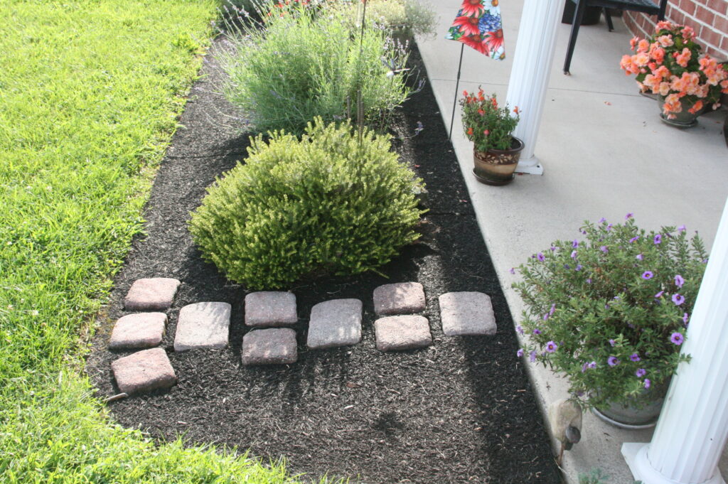 Rectangular Recycled Rubber Mulch Mat 3 ft x 20 ft by ConservAStore