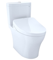 Aquia IV 1G Washlet + S500e Two Piece Toilet 1.0 & 0.8 GPF by TOTO