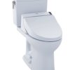 Drake II 1G Washlet + S300e Two Piece 1.0 Toilet by TOTO