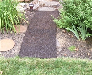 Image of Walkway made of rubber mulch