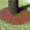 30" Recycled Rubber Mulch Tree Ring Mat Heavy Pattern