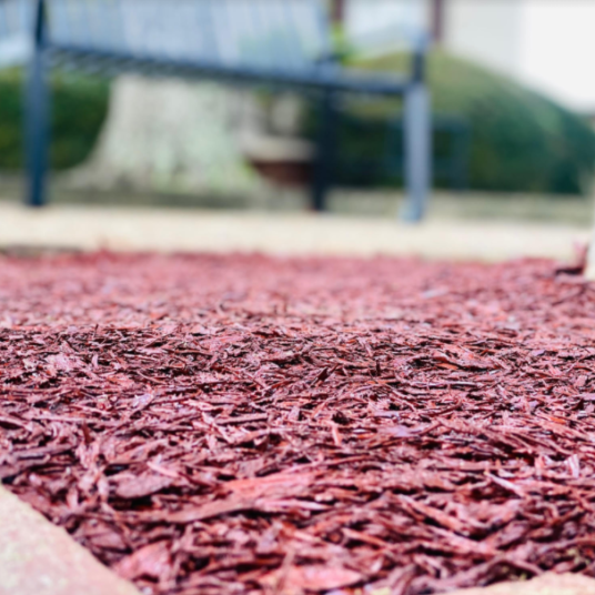 Recycled Rubber Mulch Mat Square 5 ft x 5 ft by ConservAStore